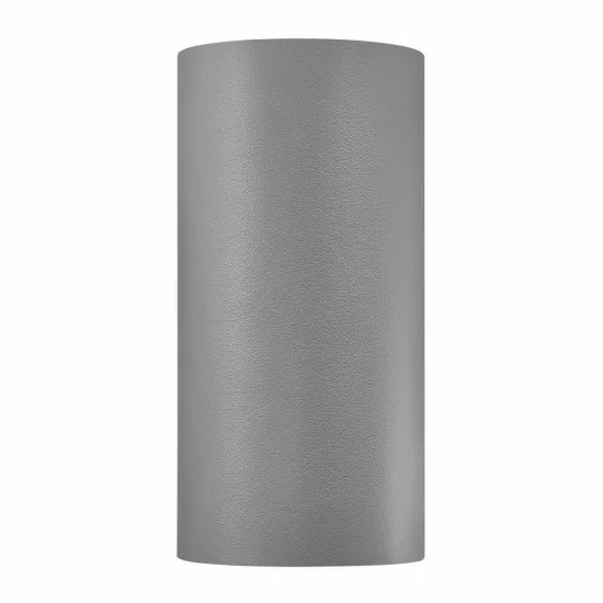 Nordlux outdoor wall light Canto Maxi 2, GU10, 2x28W, IP44, grey, 49721010 Nordlux outdoor wall light Canto Maxi 2, GU10, 2x28W, IP44, grey, 49721010