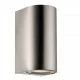 Nordlux outdoor wall light Canto Maxi 2, GU10, 2x28W, IP44, stainless steel, 49721034 Nordlux outdoor wall light Canto Maxi 2, GU10, 2x28W, IP44, stainless steel, 49721034