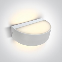 ONE LIGHT outdoor wall-mounted light LED, 9W, 3000K, 600lm, IP54, 67362B/W/W