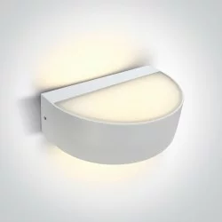 ONE LIGHT outdoor wall-mounted light LED, 9W, 3000K, 600lm, IP54, 67362B/W/W