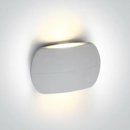 ONE LIGHT outdoor wall-mounted light LED, 2x3W, 3000K, 2x210lm, IP54, 67378/W/W