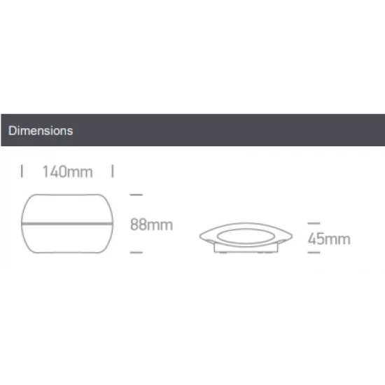ONE LIGHT outdoor wall-mounted light LED, 2x3W, 3000K, 2x210lm, IP54, 67378/W/W