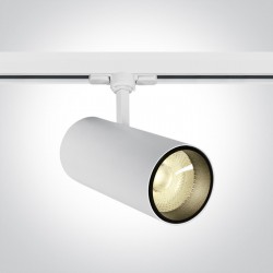 ONE LIGHT Track spot for 3-phase traks 30W track spot with COB LED, 2400lm, 3000K, 65642CT/W/W