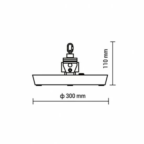 OPTONICA light fixture High-Bay UFO LED 100W 5700K 11000lm IP54 OPTONICA light fixture High-Bay UFO LED 100W 5700K 11000lm IP54