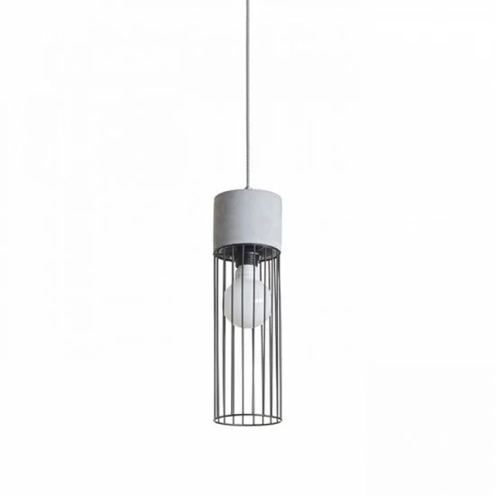 Rendl pendent concrete lamp 1xE27x42W, BURTON, R12931