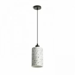 RENDL pendant lamp, terazzo decor 1xE27x28W, CAMINO, R13296