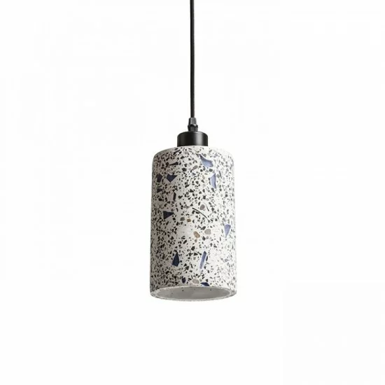 RENDL pendant lamp, terazzo decor 1xE27x28W, CAMINO, R13296