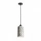 RENDL pendant lamp, terazzo decor 1xE27x28W, CAMINO, R13296