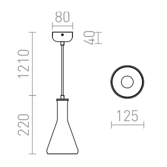 Rendl pendent lamp 1xE14x28W, PULIRE CON, R12663 Rendl pendent lamp 1xE14x28W, PULIRE CON, R12663