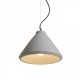 Rendl pendent concrete lamp 1xE27x28W, RADICAL, R12416