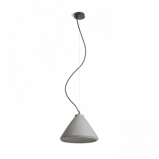 Rendl pendent concrete lamp 1xE27x28W, RADICAL, R12416