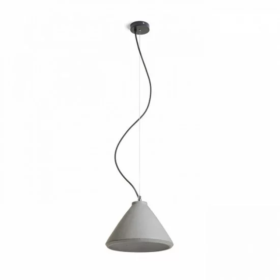 Rendl pendent concrete lamp 1xE27x28W, RADICAL, R12416