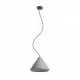 Rendl pendent concrete lamp 1xE27x28W, RADICAL, R12416