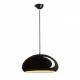 Rendl pendent lamp 1xE27x42W, shiny black, ROZE 40, R11703