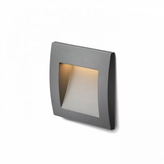 RENDL LED recessed stairs light 1.5W, 3000K, 30lm, IP65, anthracite grey GORDIQ S RENDL LED recessed stairs light 1.5W, 3000K, 30lm, IP65, anthracite grey GORDIQ S