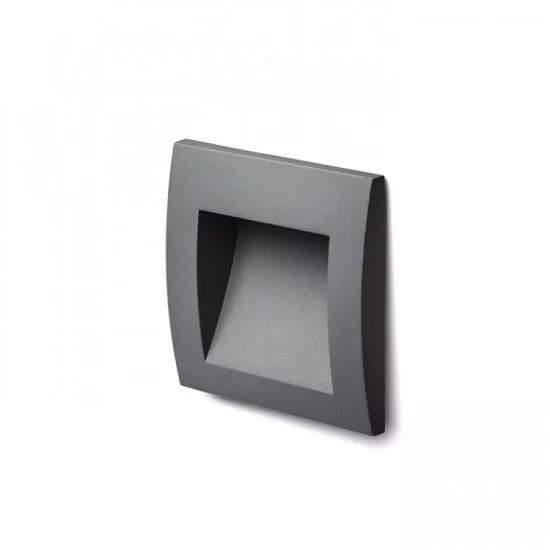 RENDL LED recessed stairs light 1.5W, 3000K, 30lm, IP65, anthracite grey GORDIQ S RENDL LED recessed stairs light 1.5W, 3000K, 30lm, IP65, anthracite grey GORDIQ S