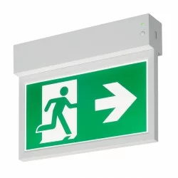 SLV Surface Emergency fixture LED, 3.5W, 6000K, 3h, IP20, 32lm, with automatic self-test, P-LIGHT