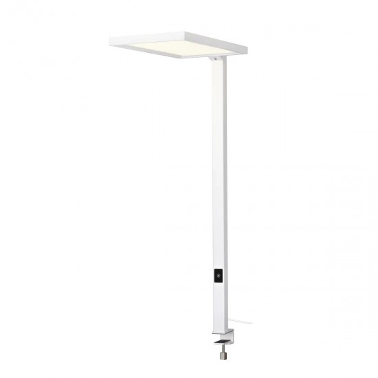SLV table lamp clamping WORKLIGHT LED, 79W, 4000K, 7600lm, motion sensor, white, 1005394