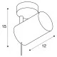 SLV ceiling and wall light ASTO TUBE 1, 147411