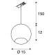 SLV pendant light for 240V 1-phase traks QPAR111 LIGHT EYE, 143621 SLV pendant light for 240V 1-phase traks QPAR111 LIGHT EYE, 143621