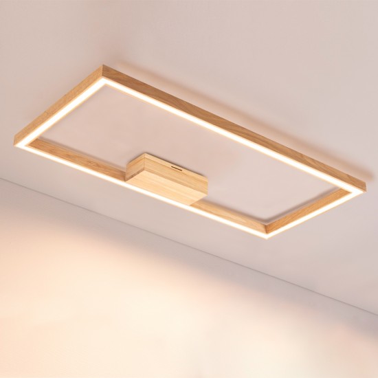 SPOT LIGHT ceiling lamp 34W, 3220lm, 3000K, DIM, RAMME 91401174 - Oak Wood