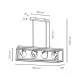SPOT LIGHT pendant lamp 4xGU10x6W, 2700K, 1280lm, ROY 61640474 - Oak Wood