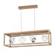 SPOT LIGHT pendant lamp 4xGU10x6W, 2700K, 1280lm, ROY 61620474 - Oak Wood