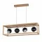 SPOT LIGHT pendant lamp 4xGU10x6W, 2700K, 1280lm, ROY 61640474 - Oak Wood