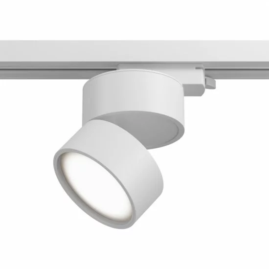 Maytoni prožektors uzstādāms uz 1-fāzes sliedes, balts, LED 12W 3000K, TR007-1-12W3K-W Maytoni prožektors uzstādāms uz 1-fāzes sliedes, balts, LED 12W 3000K, TR007-1-12W3K-W