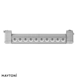 Maytoni light for 1-phase traks, white, 10W, 4000K, TR010-1-10W4K-M-W