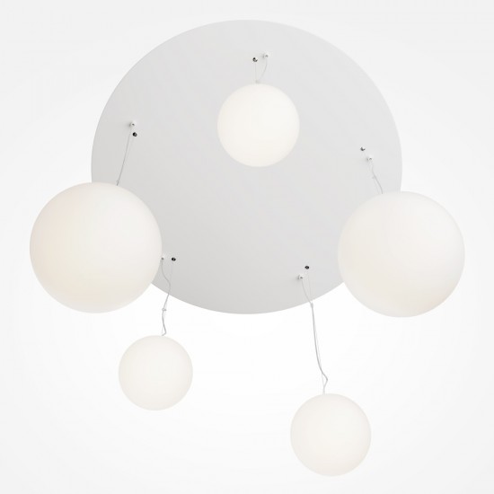 Maytoni pendant lamp 5xE27x40W, White, Basic form MOD321PL-05W1