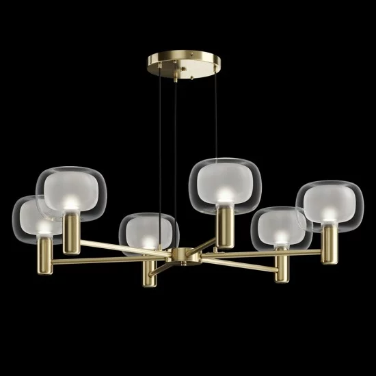 Maytoni piekaramais gaismeklis 6xE14x60W, zelts, Vision MOD411PL-06G Maytoni piekaramais gaismeklis 6xE14x60W, zelts, Vision MOD411PL-06G
