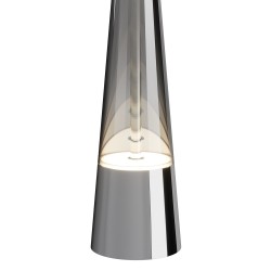 MAYTONI pendant lamp LED, 12W, 3000K, 420lm, Sintesi P090PL-L12CH3K 