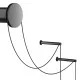 MAYTONI wall lamp LED, 24W, 3000K, 840lm, Sintesi P090WL-L24CH3K