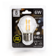 Bulb Filament 6W, 640lm, G45 E27 2700K, 196196