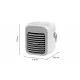 Portatīvais bezvadu ventilators, gaisa dzesētājs ar LED apgaismojumu un USB portu 1-8W/5V, ICE CUBE