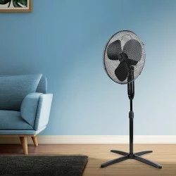 Floor fan 45W, black Molly 199555