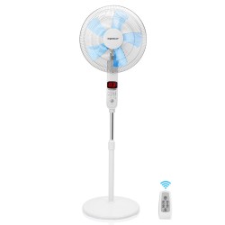 Floor fan with remote controller 50W, white Ocean 330100TOY