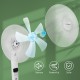 Floor fan with remote controller 50W, white Ocean 330100TOY