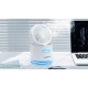 Portable wireless fan, air cooler with LED light and USB port 10W/5V, Windgift