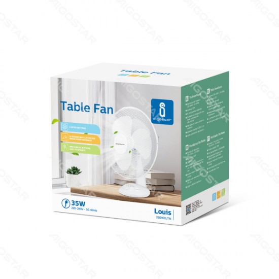 Portable table fan 35W, Louis 330100JTN