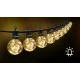 Outdoor low-voltage 10LED string light LED, 2W, 80lm, 8m, IP44 warm white 2700K, 208905 Outdoor low-voltage 10LED string light LED, 2W, 80lm, 8m, IP44 warm white 2700K, 208905