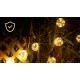 Outdoor low-voltage 10LED string light LED, 2W, 80lm, 8m, IP44 warm white 2700K, 208905 Outdoor low-voltage 10LED string light LED, 2W, 80lm, 8m, IP44 warm white 2700K, 208905