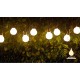 Outdoor low-voltage 10LED string light LED, 7.5W, 200lm, 8m, IP44 warm white 3000K, 208912