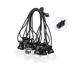 Outdoor low-voltage 10LED string light LED, 7.5W, 280lm, 8m, IP44 warm white 3000K, 208929