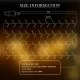 Outdoor low-voltage 500LED string light LED, 7.5W, 10m, IP44 warm white 2400K, 208967 Outdoor low-voltage 500LED string light LED, 7.5W, 10m, IP44 warm white 2400K, 208967