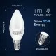 Smart bulb 7W, 500lm, C37 E14 WiFI RGB-3000K-6500K, compatible with Alexa and Google Home applications Smart bulb 7W, 500lm, C37 E14 WiFI RGB-3000K-6500K, compatible with Alexa and Google Home applications