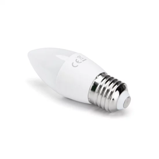 Smart bulb 7W, 500lm, C37 E27 WiFI RGB-3000K-6500K, compatible with Alexa and Google Home applications