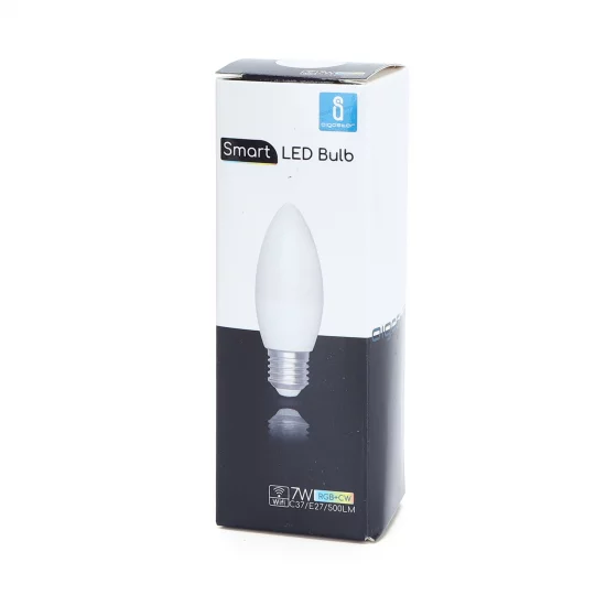 Smart bulb 7W, 500lm, C37 E27 WiFI RGB-3000K-6500K, compatible with Alexa and Google Home applications
