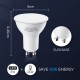 Smart bulb 5W, 400lm, GU10 WiFI CCT 3000K-6500K, compatible with Alexa and Google Home applications